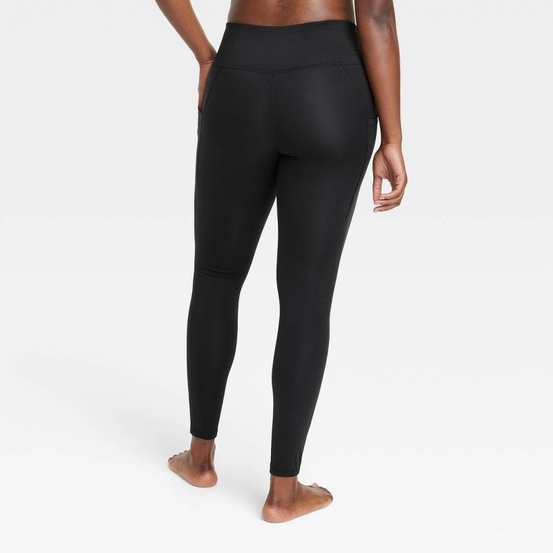 Women's Brushed Sculpt High-Rise Pocketed Leggings - All In Motion™, 5 of 7