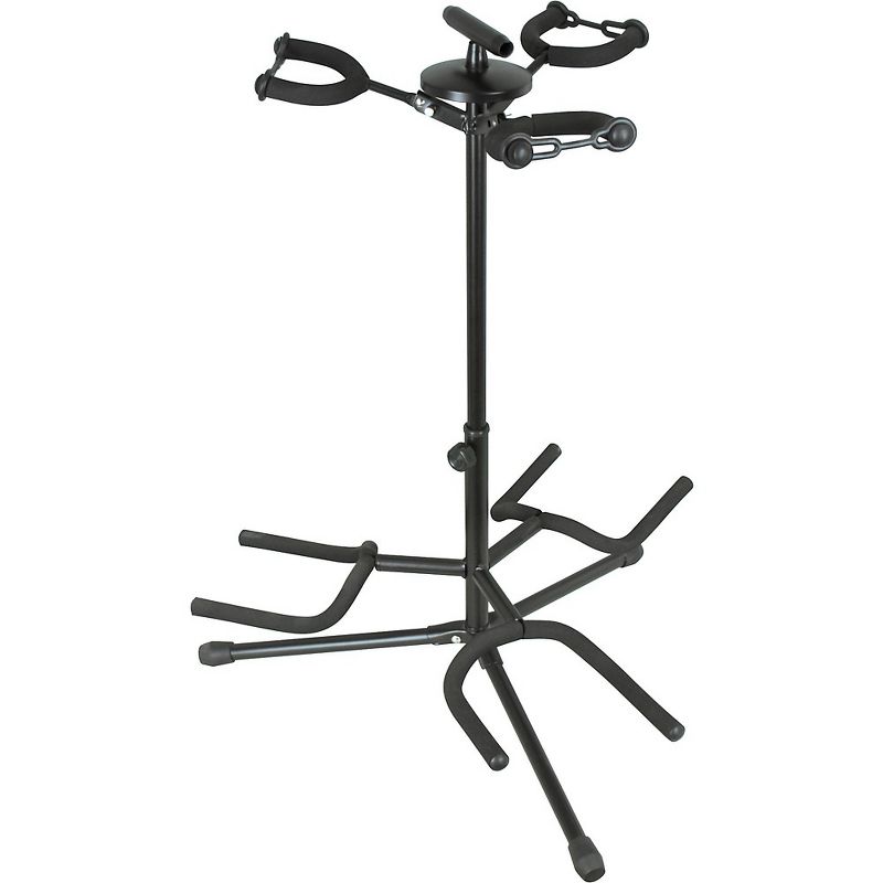 Musician's Gear Triple Guitar Stand Black, 1 of 2