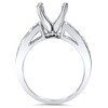 Pompeii3 1/2ct Diamond Semi Mount Ring 14K White Gold - 3 of 4