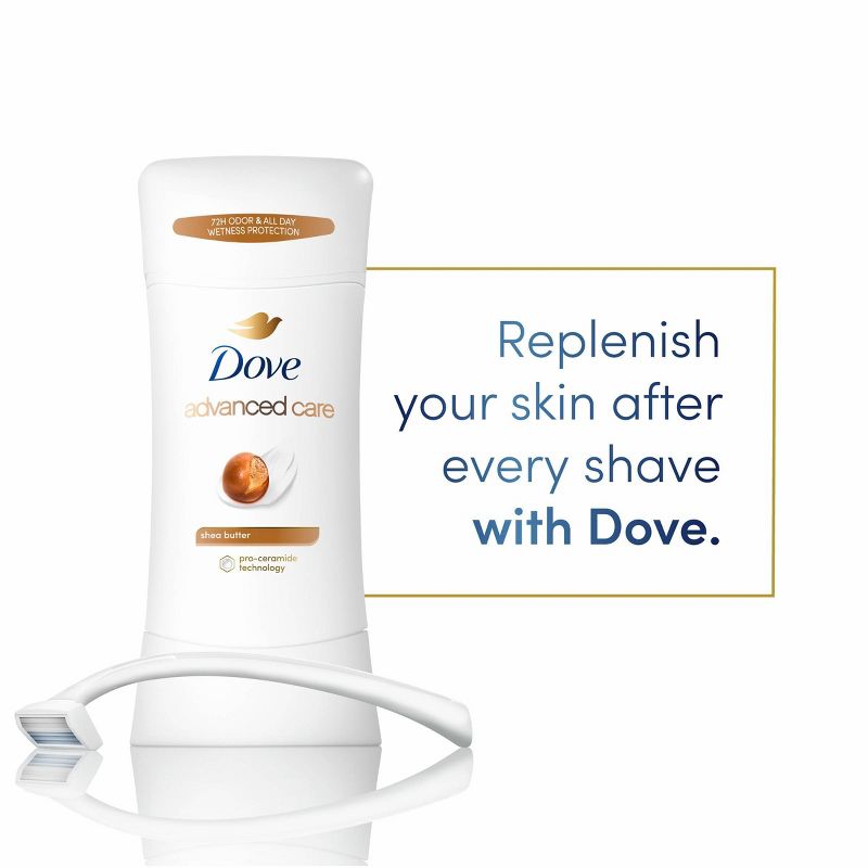 Dove Beauty Advanced Care Shea Butter 48-Hour Antiperspirant &#38; Deodorant Stick - 2.6oz, 6 of 13