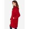 Roaman's Women's Plus Size A-Line Driving Coat - 4 of 4