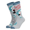 Crazy Dog T-Shirts Men's Daddy Shark Socks Funny Father's Day Gift For Dad Viral Kids Song Novelty Footwear - 2 of 4