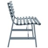 vidaXL Patio Bench 43.3" Steel Gray - 4 of 4