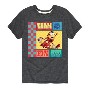 Boys' - Despicable Me 4 - Minions Team Fix It Short Sleeve Graphic T-Shirt - 1 of 4
