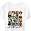 Women's - Star Wars - Yoda and Friends Face Grid Short Sleeve Graphic T-Shirt - 2 of 4