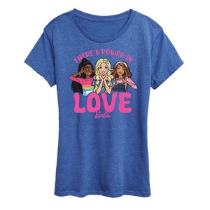 Women's - Barbie - Theres Power In Love Short Sleeve Graphic T-Shirt - 1 of 4