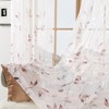 Deconovo Grommet White Semi Sheer Curtains Set of 2 - 2 of 4