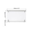 Unique Bargains Home Office Double-Sided Magnetic Acrylic Picture Frame - 2 of 4