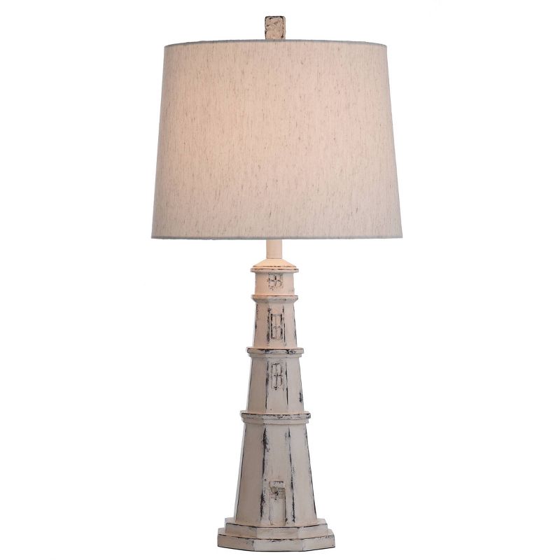 Berwyn Light House Table Lamp with Tapered Drum Shade White - StyleCraft, 3 of 8