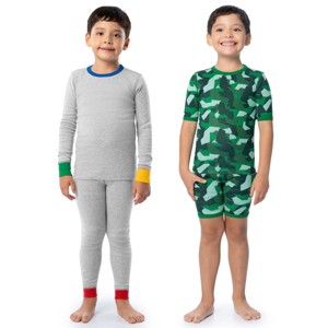 Fruit of the Loom Boys Snug Fit 100% Cotton Pajama Sets, 4-Pack, Sizes - 1 of 4