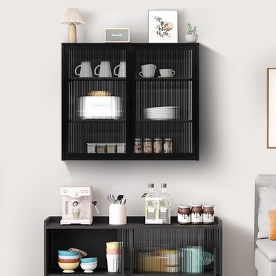 NicBex Wall Mounted Bathroom Storage Cabinet,27.56'' Wall Cabinet with Shelves,Cabinet for Bathroom
