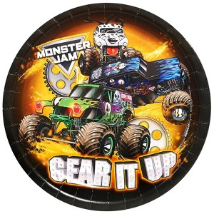Monster Jam 8ct Disposable Plates