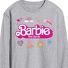 Men's - Barbie - Movie Logo Icons Long Sleeve Graphic T-Shirt - 2 of 4
