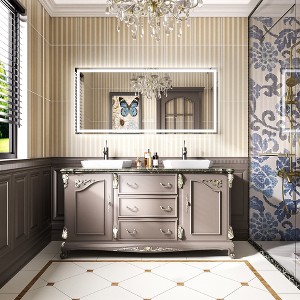 Tempered Glass Bathroom Mirror - 1 of 4