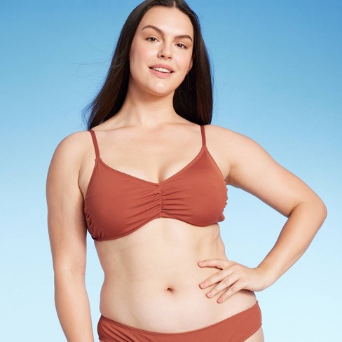 Women's Longline Cut Out Bikini Top - Shade & Shore™ : Target