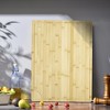 EcoSummer 24" Extra Large Bamboo Cutting Board, Heavy Duty Wood Chopping Board with Juice Groove & Handles. - 2 of 4