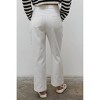 Women's LEON STRAIGHT LEG CROSS FRONT JEANS - CRESCENT - 2 of 3
