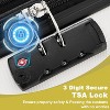 2 Pcs 24+28in Hardshell Luggage Sets With Tsa Lock Spinner Wheels,Expandable Luggages Suitcase Lightweight Luggage Case white - 4 of 4