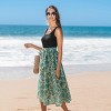 Women's Tropical Leaf Print Maxi Dress - Cupshe - 2 of 4