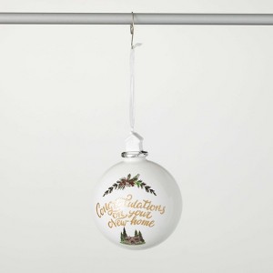 5.5"H Sullivans Housewarming Ball Christmas Ornament, Multicolor, Christmas Tree Decor - 1 of 3