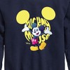 Boys' - Disney - Mickey Logo Graphic Long Sleeve Fleece Sweatshirt - 2 of 4