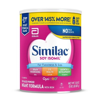 Similac Soy Isomil Powder Infant Formula - 30.8oz_1