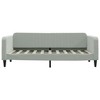 vidaXL Day Bed Light Gray 39.4 in.x74.8 in. Twin Velvet - 3 of 4