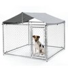 Dog Kennel Outside,Rust-Proof &Anti-Escape Outdoor Dog Kennel,Heavy Duty Indestructible Dog Crate,Large Dog Kennel Outdoor - 4 of 4
