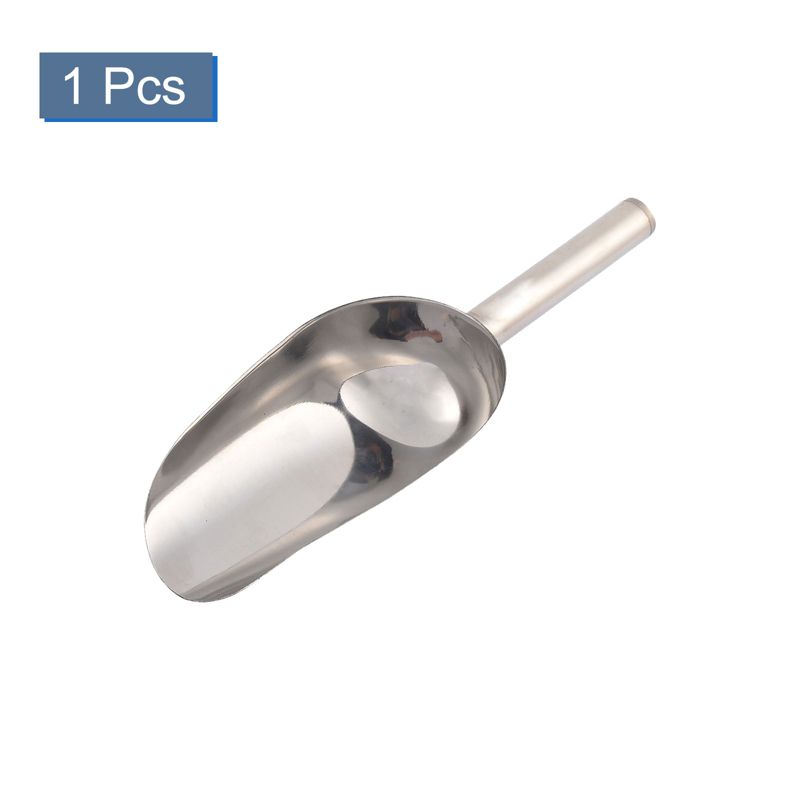 Unique Bargains Kitchen Stainless Steel Flour Sugar Soybean Spice Ice Cream Scoops Silver Tone 1 Pc, 3 of 5