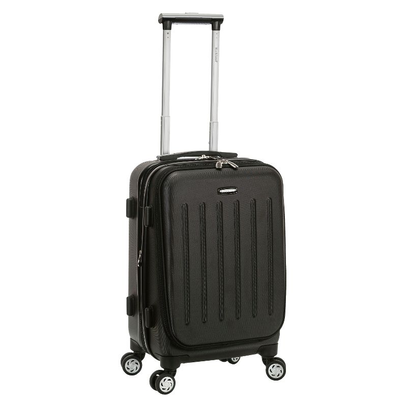 Rockland Titan Polycarbonate Hardside Carry On Spinner Suitcase - Black, 1 of 8