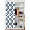 RoomMates Gazebo Lattice Navy Peel and Stick Wallpaper: Removable Adhesive, Geometric, Repositionable, 28.18 Sq Ft Coverage - 4 of 4