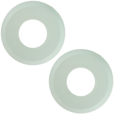 Pool Central Escutcheon for D48mm Pool Handrails 2pc 4.5"- White
