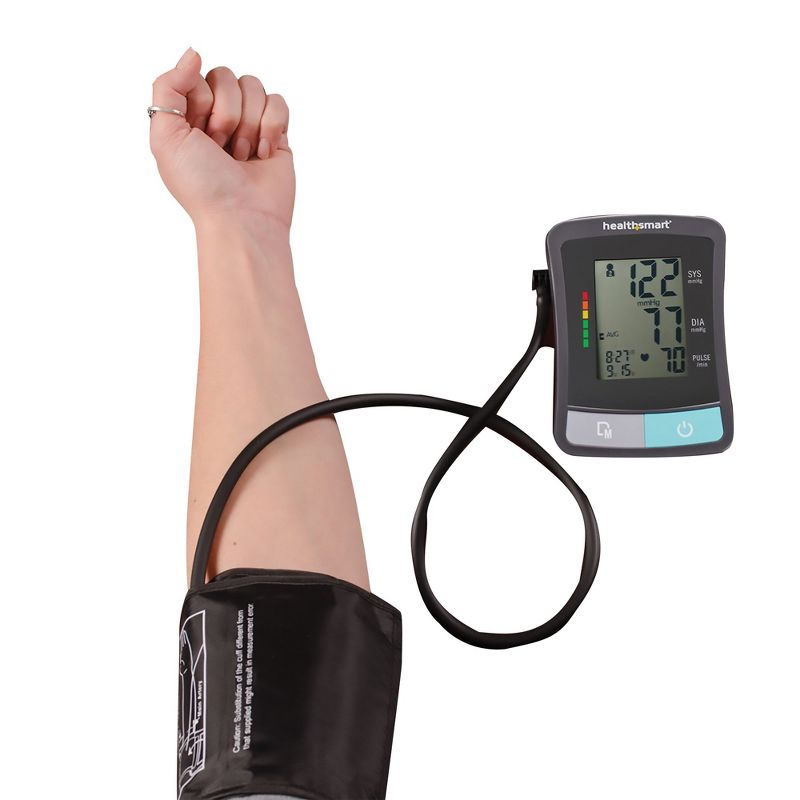 MABIS Large Cuff Arm Home Automatic Digital Blood Pressure Monitor 1-Tube Black 1 Each, 3 of 5