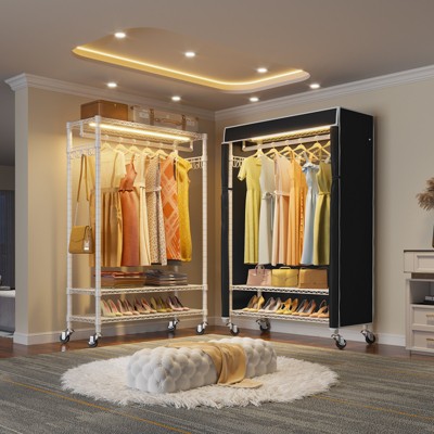 VIPEK R1L Clothes Rack with Cover, Heavy Duty Garment Rack with ...