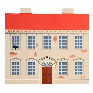 Cat's Meow Village 4.5 Inch John Witherspoon Home Everyday Building , 1992 Collectors Club Declaration Series (1PC) - 1 of 4