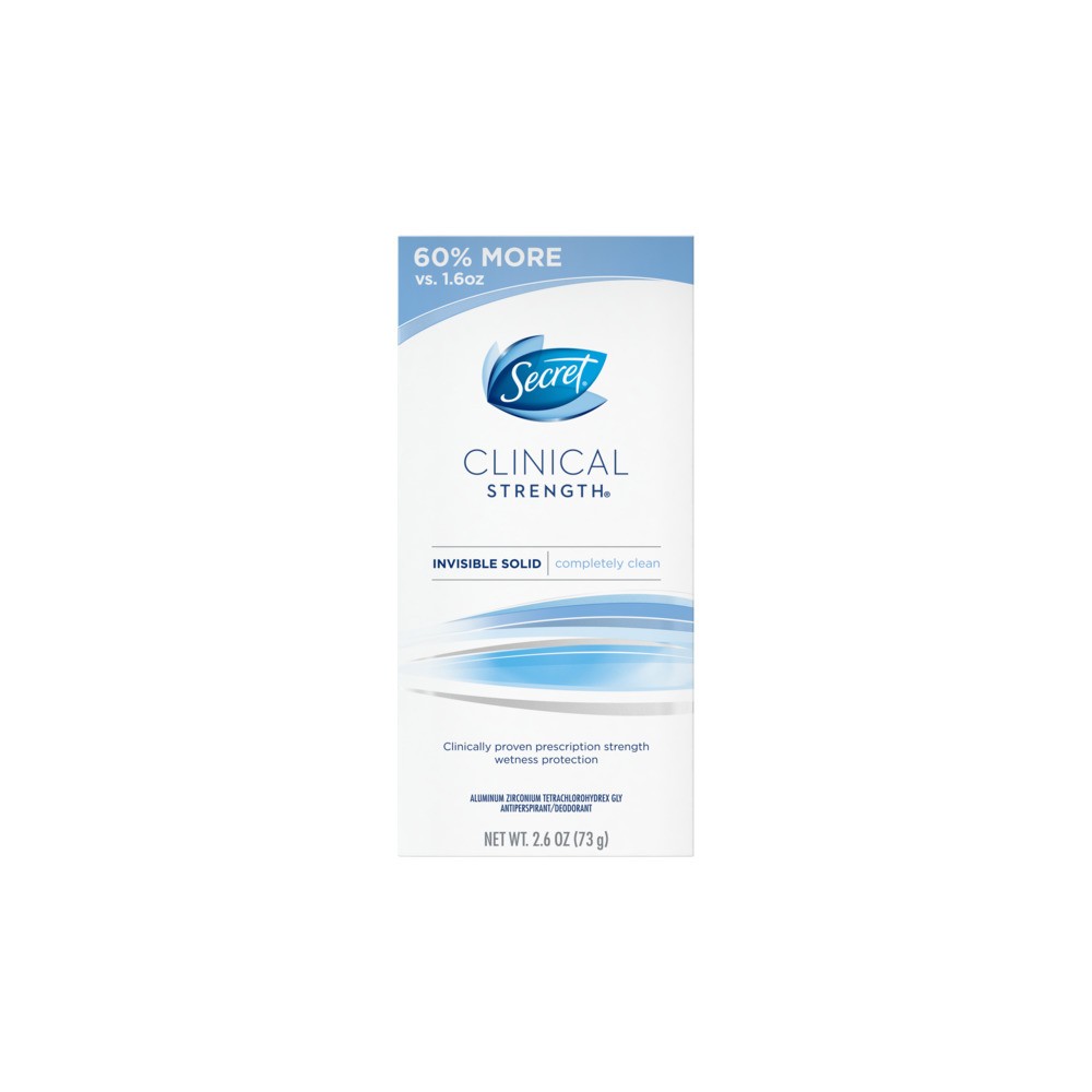 Secret Clean Anti-perspirant/deodorant - 2.6 oz