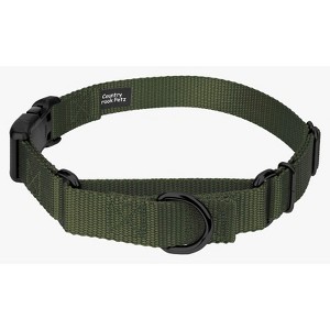 Country Brook Petz Heavy Duty Nylon Martingale Dog Collar with Deluxe Buckle - 30+ Vibrant Color Options - 1 of 4