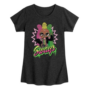 Girls' - LOL Surprise! - Sways Spray Paint Fitted Short Sleeve Graphic T-Shirt - 1 of 4