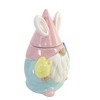 Tabletop Gnome Mini Candy Jar  -  One Candy Jar Inches -  Easter Rabbit Bunny  -   -  Dolomite  - - 2 of 3