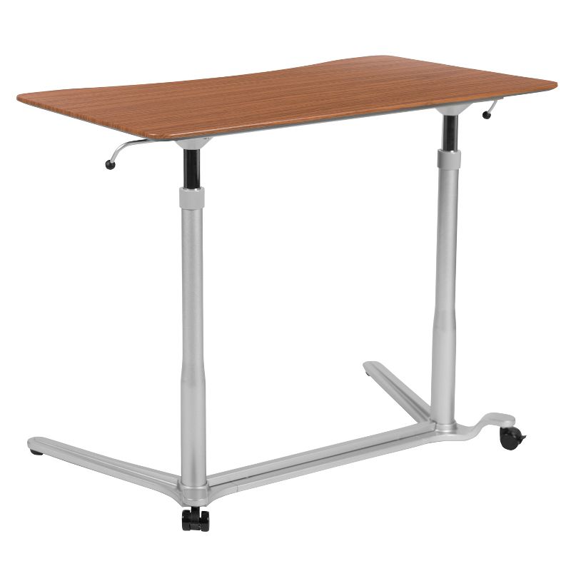 Flash Furniture Sit-Down, Stand-Up Ergonomic Computer Desk - Standing Desk, 1 of 14