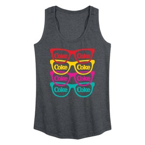 Women's - Coca-Cola - Retro Sunglasses Graphic Racerback Tank - 1 of 4