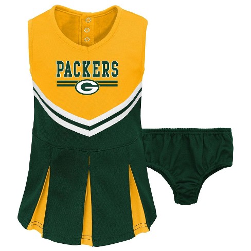Nfl Green Bay Packers Toddler Girls' Cheer Set - 2t : Target