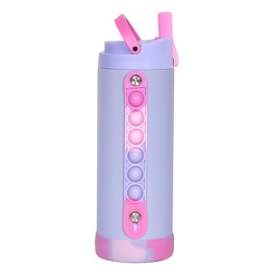 Elemental® Iconic Pop Stainless Steel Fidget Water Bottle with Flip-open Sports Cap - 1 of 4
