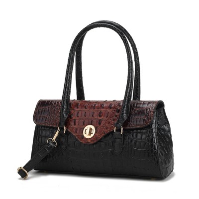 MKF Collection Liviana Women’s Shoulder Bag Croc-Embossed Chic and Versatile Timeless Handbag by Mia K