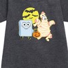 - SpongeBob SquarePants - Patrick Trick Or Treating Graphic Short Sleeve Fleece Dress - 2 of 4