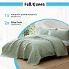 HLC.ME Logan - 3 Piece Quilt Set, Lightweight Bedspread Coverlet Set - 3 of 4