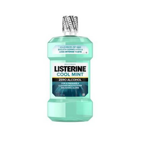 Listerine Zero Cool Mint Alcohol-free Mouthwash - 5072 Fl Oz Target