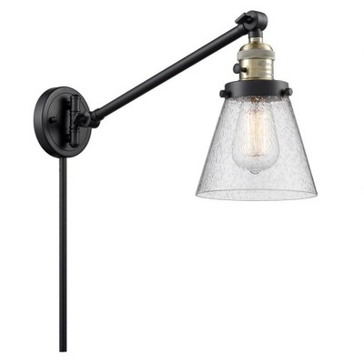 Cone - 1 Light Swing Arm Wall Sconce In Industrial Style-25 Inches Tall and 8 Inches Wide