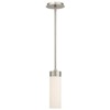 dweLED Elementum 3 1/2" Wide Satin Nickel LED Mini Pendant - 3 of 3