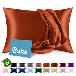 1 Pc 100% Mulberry Silk Pillowcase for Hair and Skin, 19 Momme Silk - Bare Home - 1 of 4